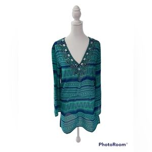 Sante Printed Bling Tunic